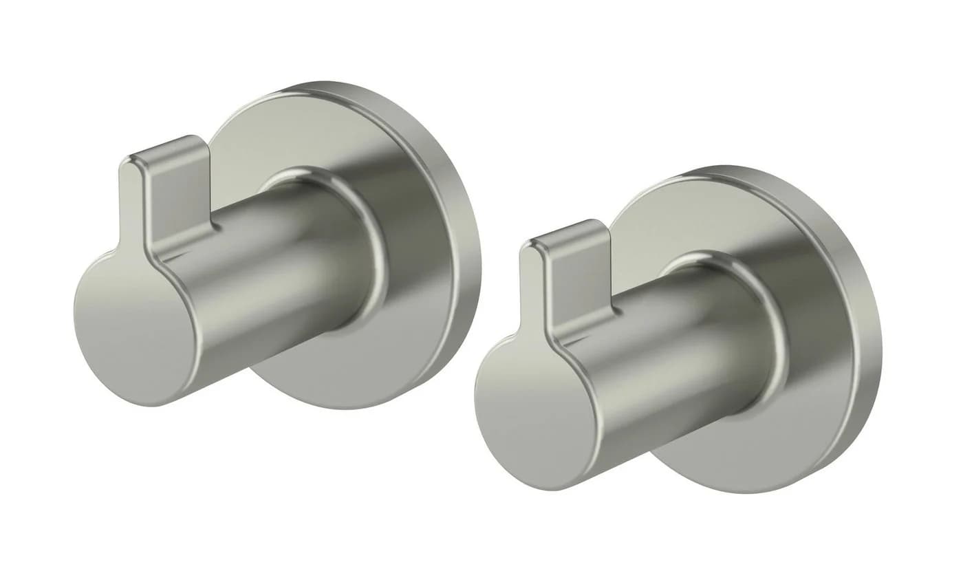 Lenz Handtuchhaken NOA 2er Set Nickel Bad - Bild 2