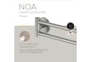 Lenz Doppelhandtuchhalter HYGGE, NOA Nickel Bild 3