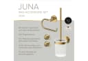 Lenz Badaccessoire-Set HYGGE 4-teilig Gold Bild 3