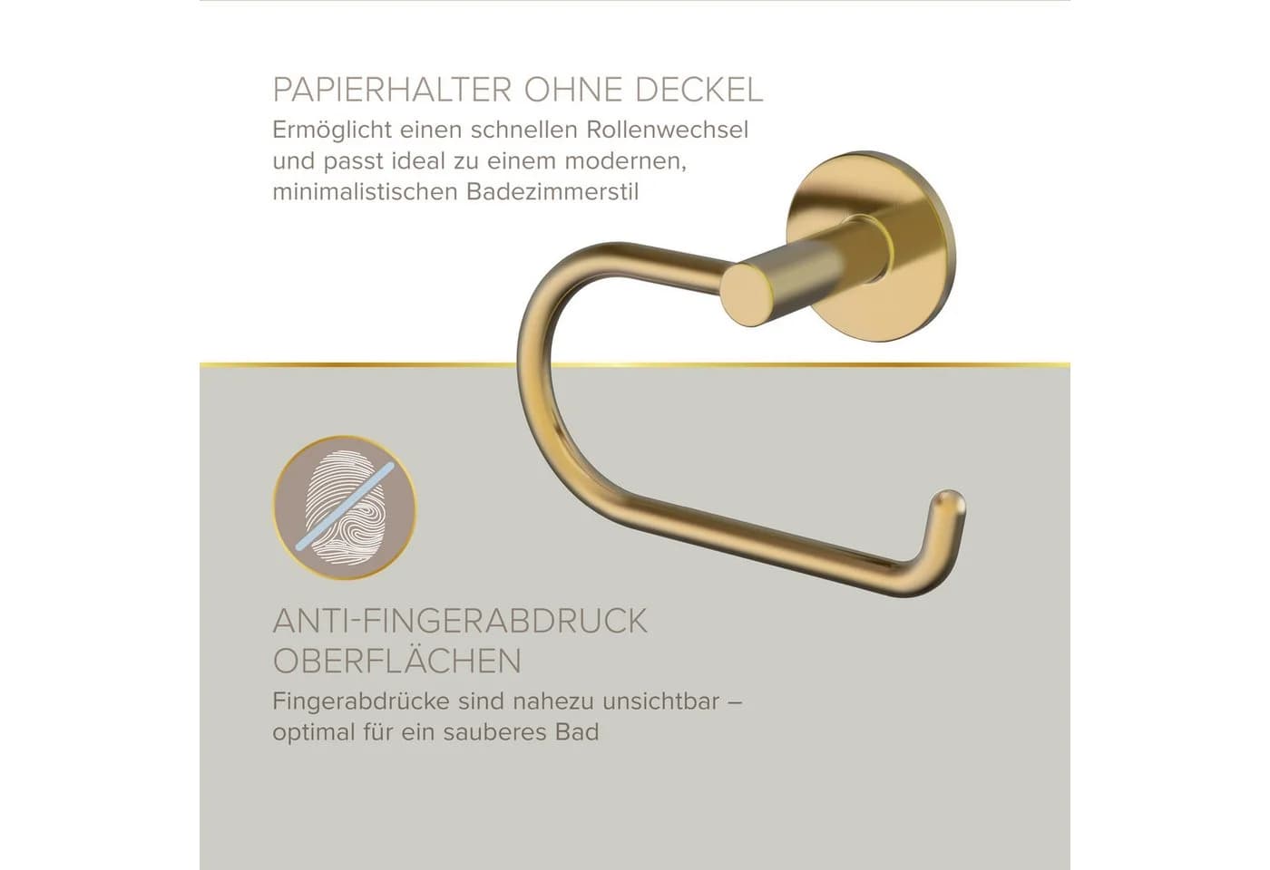 Lenz Badaccessoire-Set HYGGE 4-teilig Gold - Bild 4