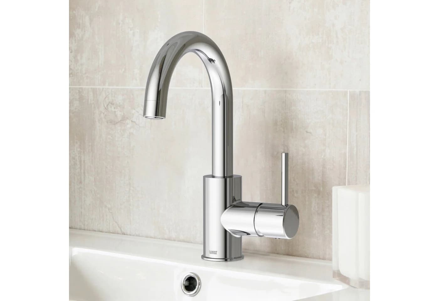 Lenz BOW² Waschtischarmatur Chrom mit Pop-Up-Ventil & EasyFix