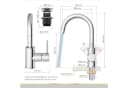 Lenz BOW² Waschtischarmatur Chrom mit Pop-Up-Ventil & EasyFix Bild 5