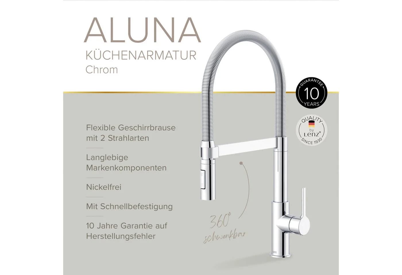 Lenz Küchenarmatur ALUNA Chrom - Bild 3