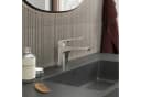 Lenz Waschtischarmatur INOA inkl. Easy Pop-Up-Ventil Edelstahl Grau Bild 1