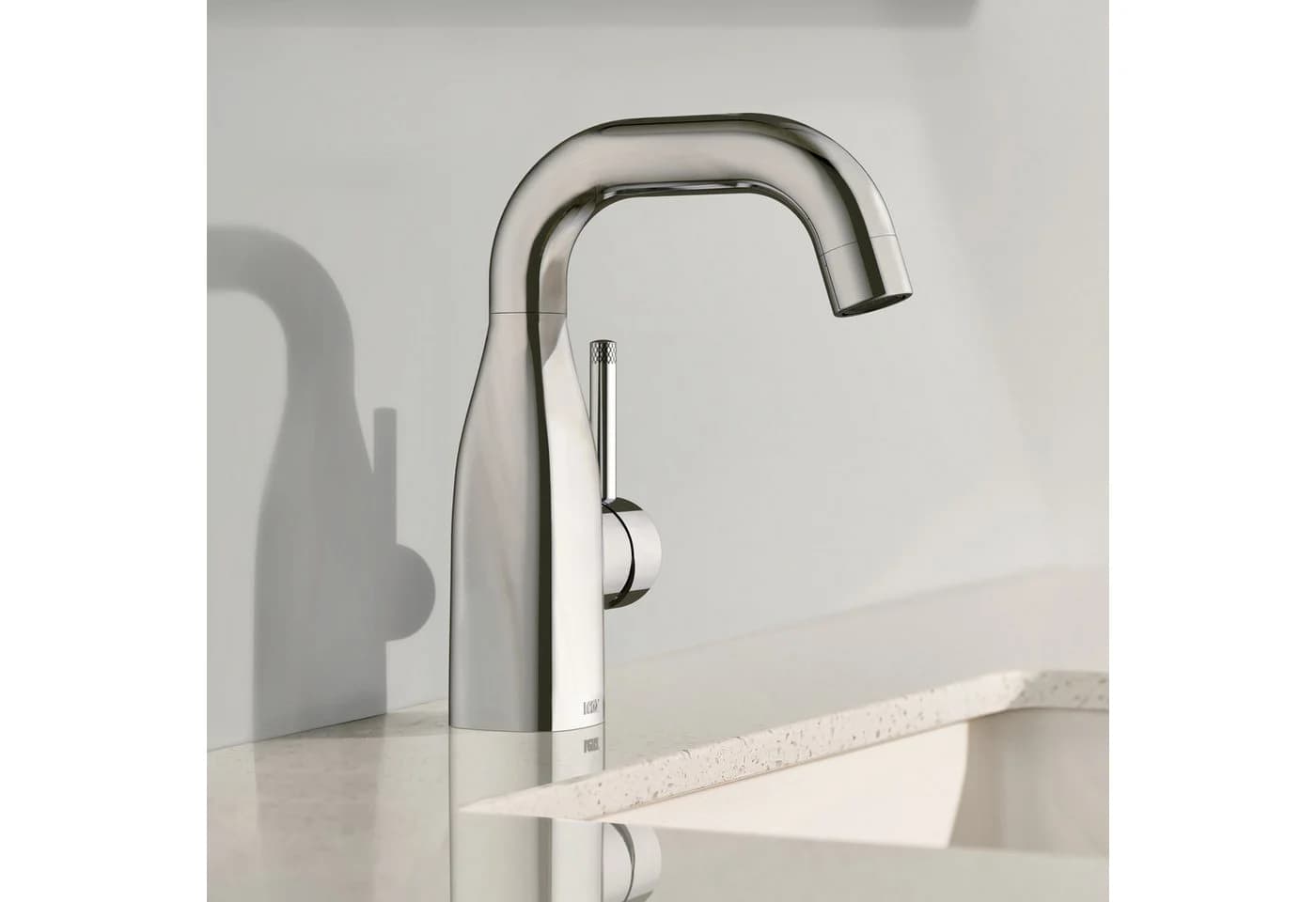 Lenz Waschtischarmatur POLA mit Easy Clean Pop-Up Ventil silber - Bild 3