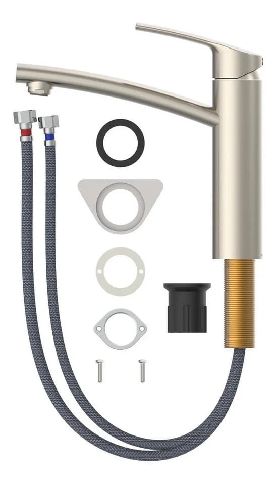 Lenz Küchenarmatur KIMO Nickel-Matt Modern