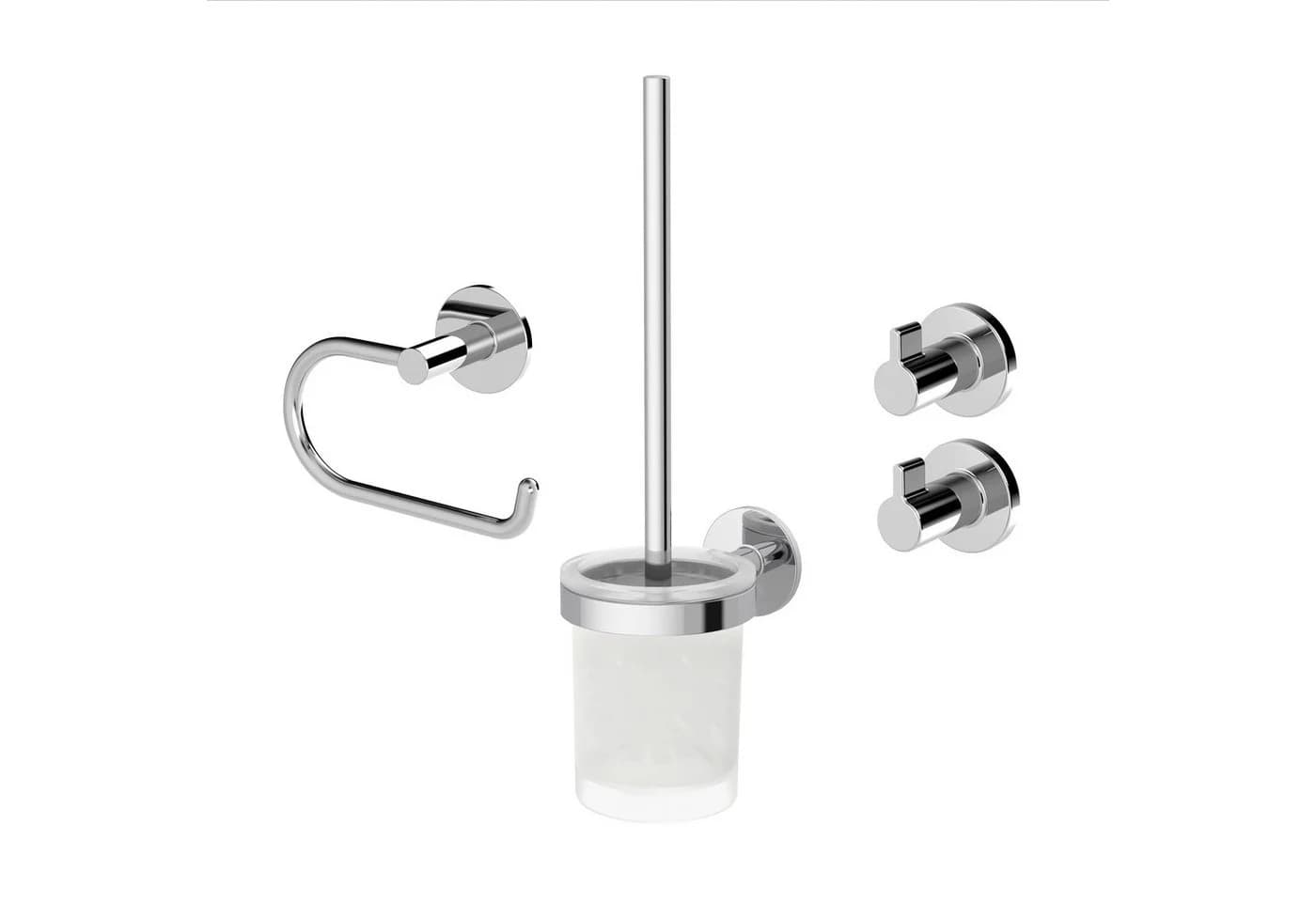 Lenz Badaccessoire-Set HYGGE 4-teilig Chrom - Bild 2