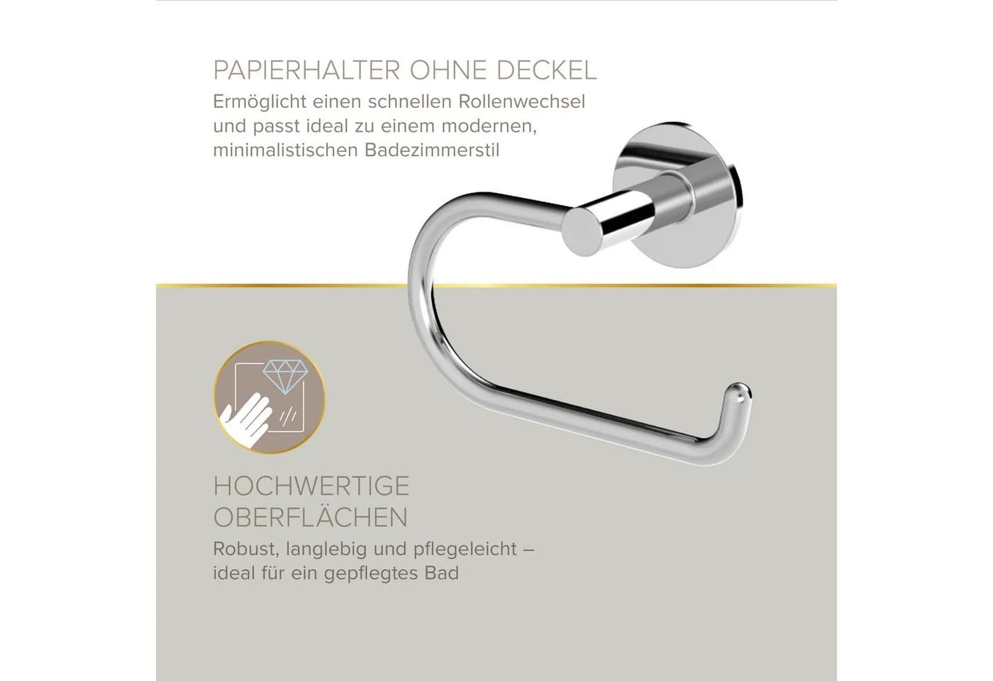 Lenz Badaccessoire-Set HYGGE 4-teilig Chrom - Bild 4