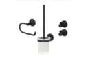 Lenz Badaccessoire-Set HYGGE 4-teilig Schwarz-Matt Bild 2
