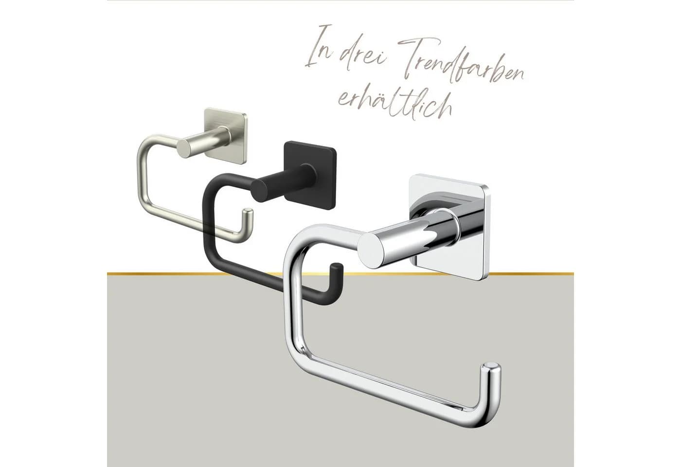 Lenz Toilettenpapierhalter VARO mit Deckel Chrom - Bild 4