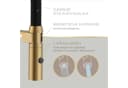 Lenz Küchenarmatur NALU Gold Flexible Pendelbrause 2 Strahlarten Bild 4