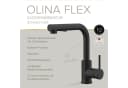Lenz Küchenarmatur OLINA FLEX Schwarz-matt Cold-Start-Funktion Bild 4