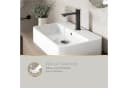 Lenz EasyClean Pop-Up-Ventil Edelstahl Waschbeckenstöpsel Grau Bild 5