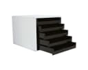 Metzger & Mendle Schubladenbox 5 Schubladen Grau Stapelbar Bild 1