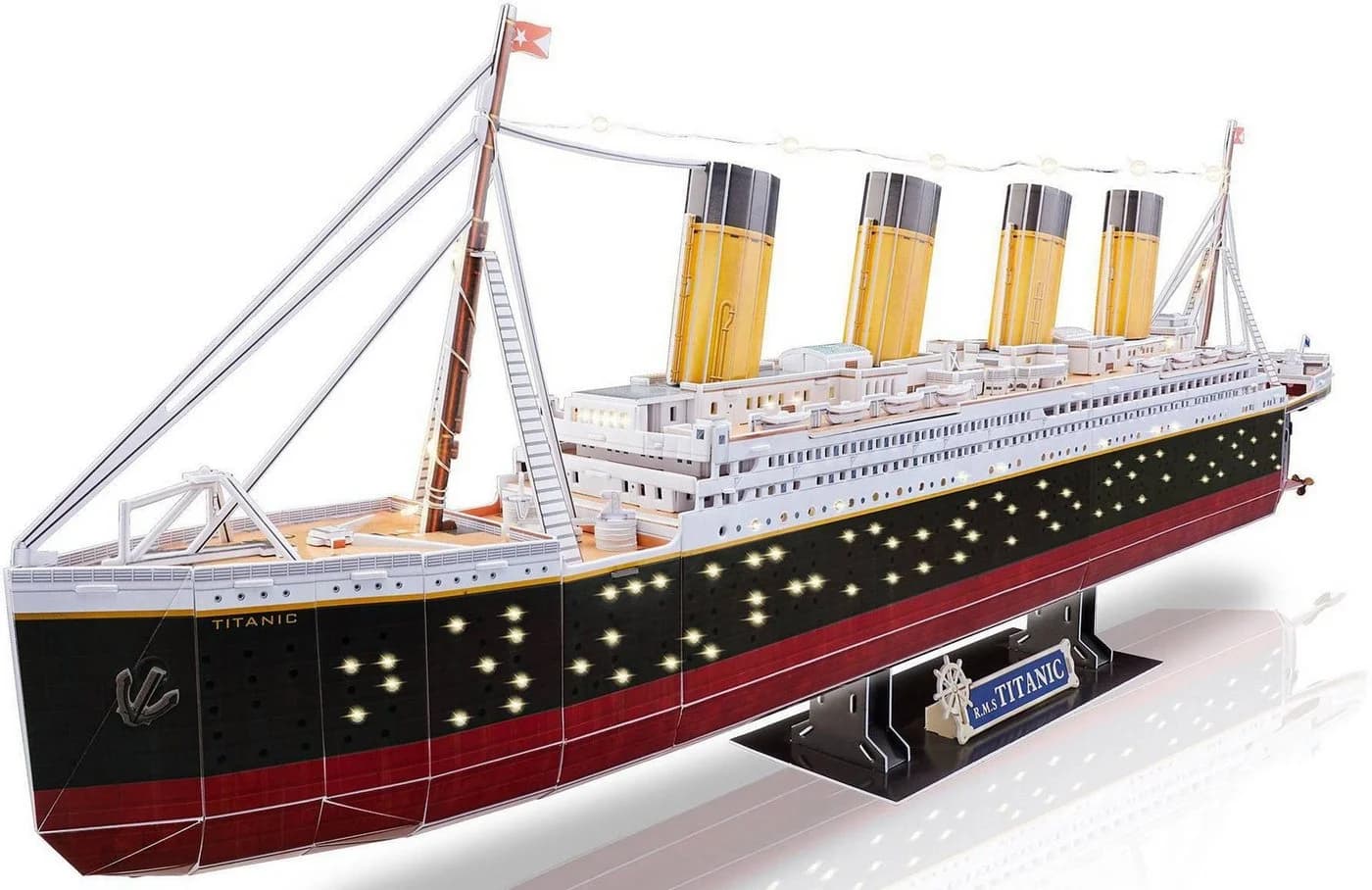 Revell 3D-Puzzle RMS Titanic LED 266 Teile Schaumstoff