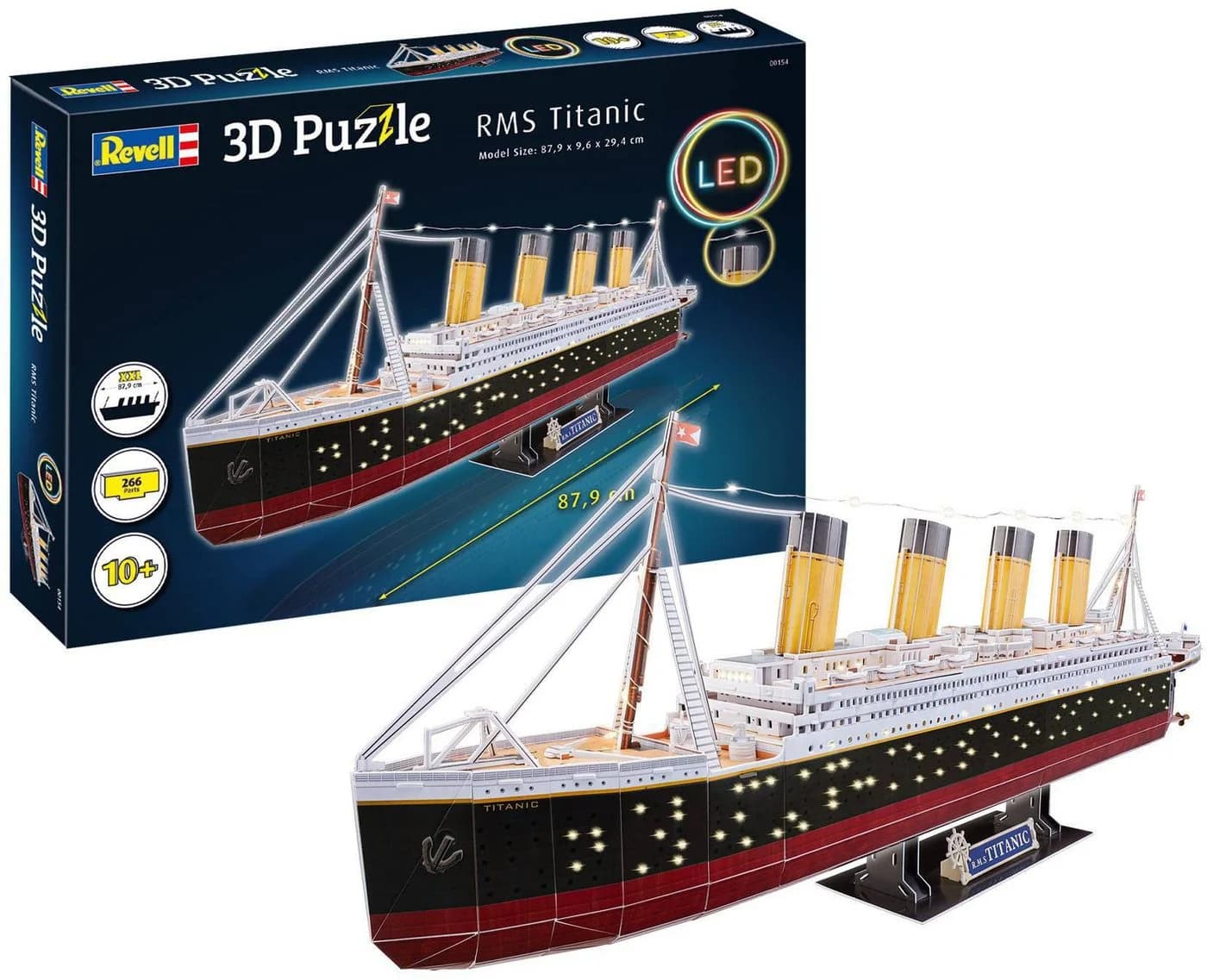 Revell 3D-Puzzle RMS Titanic LED 266 Teile Schaumstoff - Bild 2