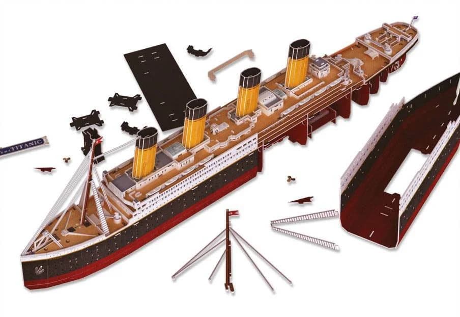 Revell 3D-Puzzle RMS Titanic LED 266 Teile Schaumstoff - Bild 4