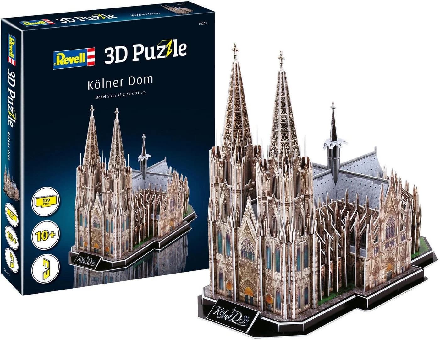 Revell 3D-Puzzle Kölner Dom 179 Teile Modellbau - Bild 2