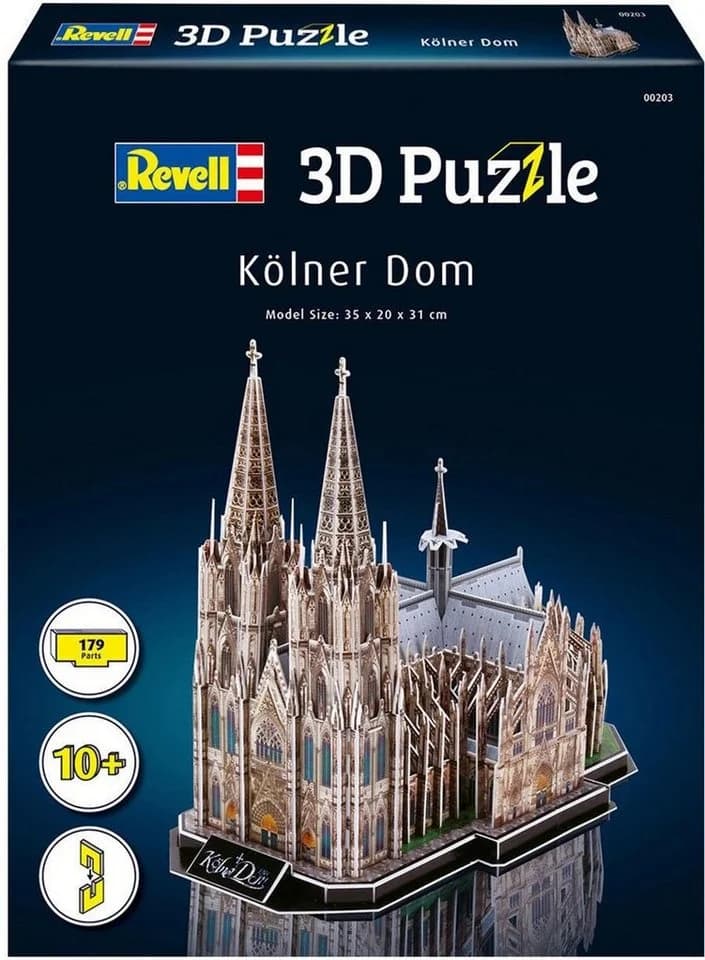 Revell 3D-Puzzle Kölner Dom 179 Teile Modellbau - Bild 4