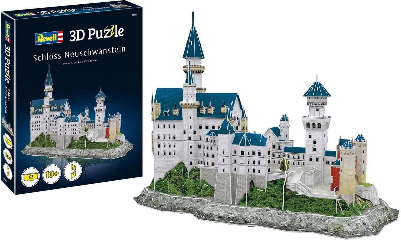 Revell® 3D-Puzzle Schloss Neuschwanstein 121 Teile Schaumstoff - Bild 2