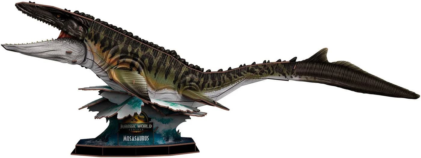 Revell 3D-Puzzle Jurassic World Rebirth Mosasaurus Dinosaurier 83 Teile - Bild 3