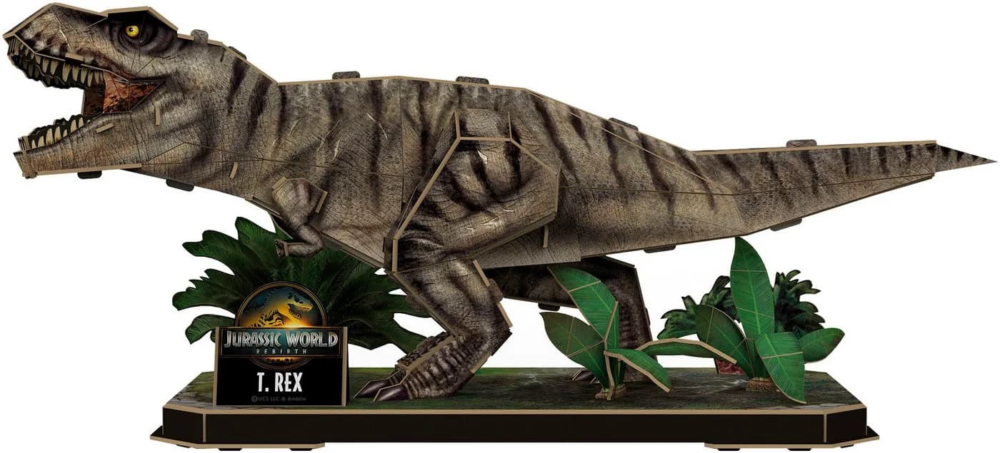 Revell 3D-Puzzle Jurassic World Rebirth Dinosaurier T.Rex 45 Teile - Bild 3