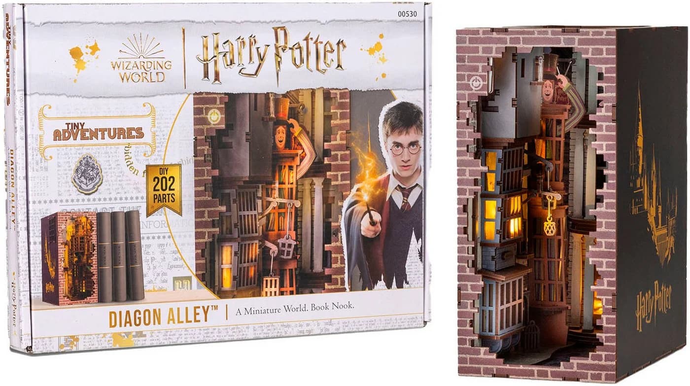 Revell Tiny Adventures Harry Potter Diagon Alley™ Holzmodellbausatz mit LED - Bild 2