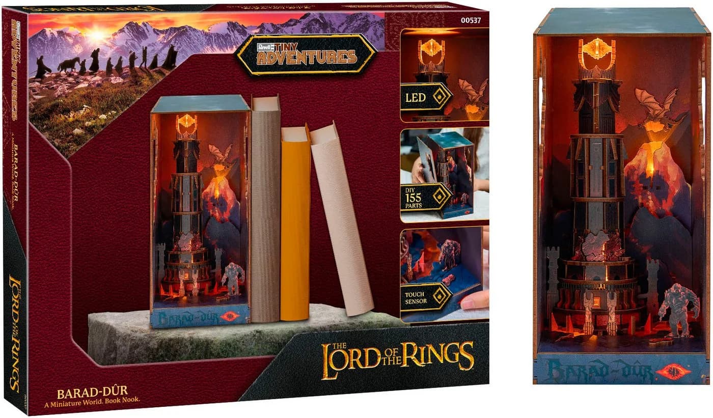 Revell® 3D-Puzzle Book Nook Barad-Dûr 155 Teile Holz LED-Beleuchtung - Bild 2