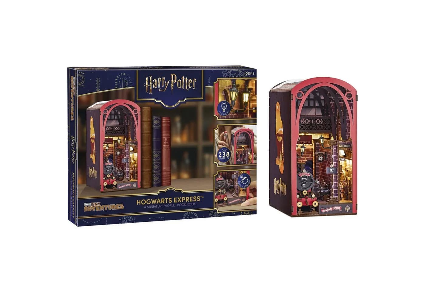 Revell Tiny Adventures Harry Potter Hogwarts Book Nook 3D Holzpuzzle mit LED - Bild 2