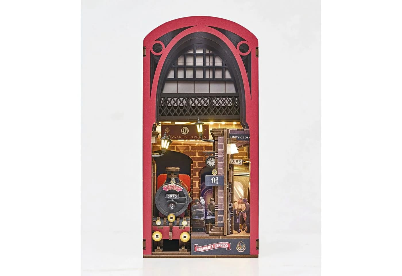 Revell Tiny Adventures Harry Potter Hogwarts Book Nook 3D Holzpuzzle mit LED - Bild 4