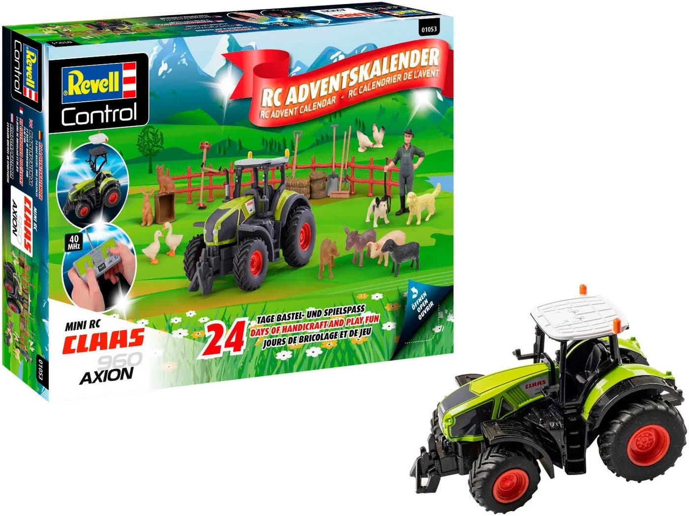 Revell RC Traktor Claas Axion 960 Bauernhof-Adventskalender - Bild 2