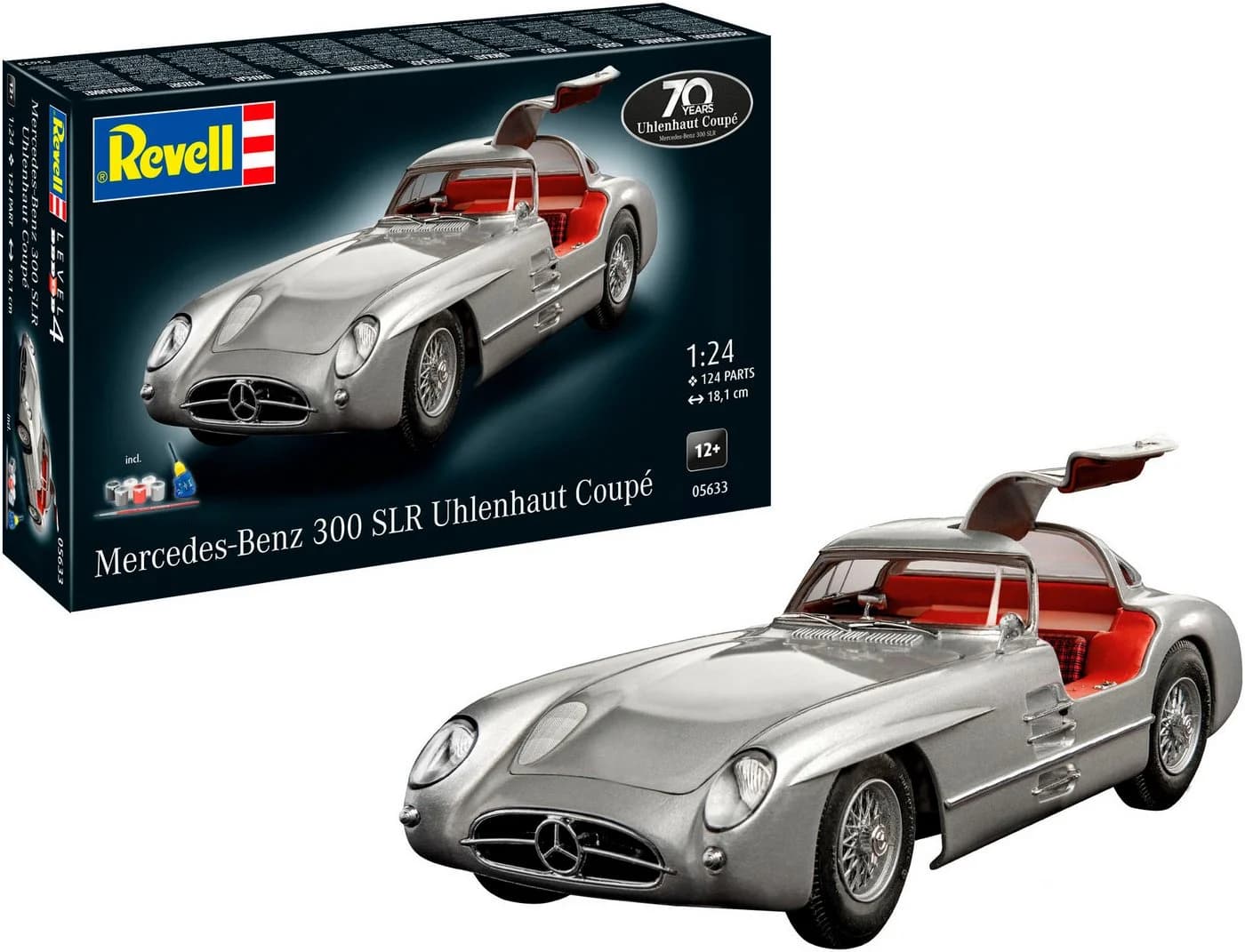 Revell® Modellbausatz Mercedes-Benz 300 SLR 1:24 Silber - Bild 2