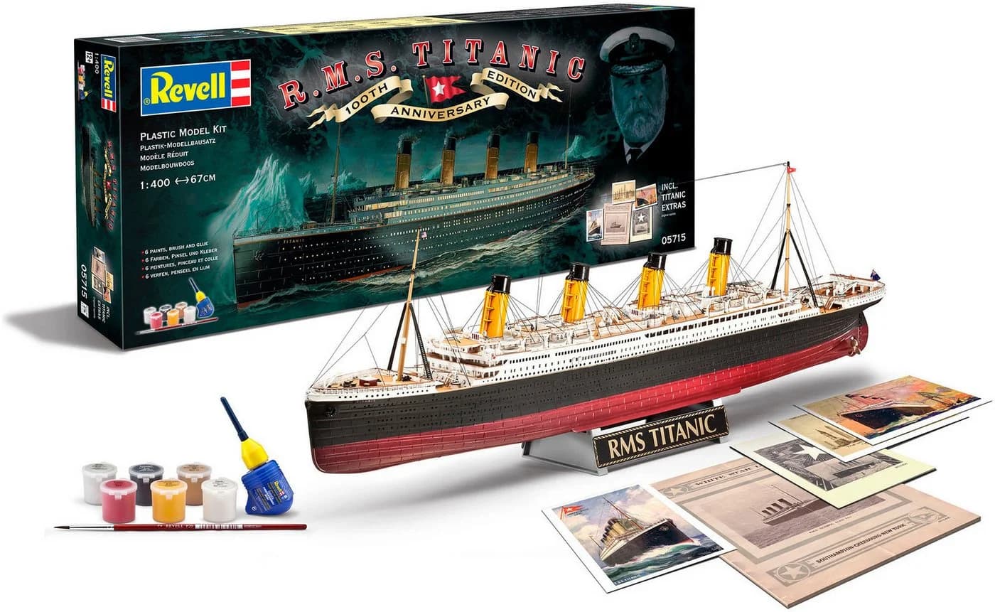 Revell® Modellbausatz Geschenkset 100 Jahre R.M.S. Titanic 1:400 - Bild 2