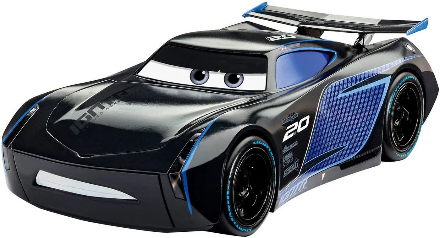 Revell® Modellbausatz Build&Play Disney Pixar CARS Jackson Storm Schwarz Blau