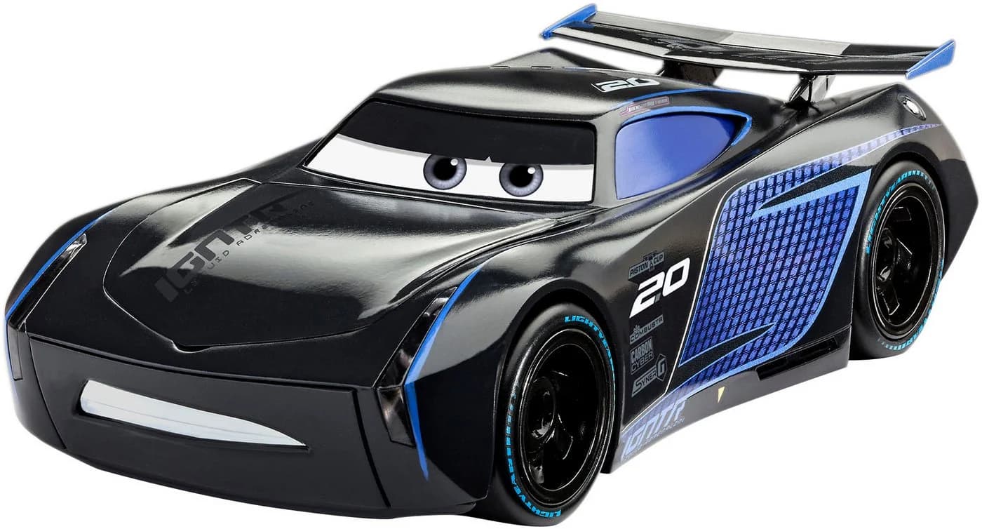 Revell® Modellbausatz Build&Play Disney Pixar CARS Jackson Storm Schwarz Blau - Bild 4