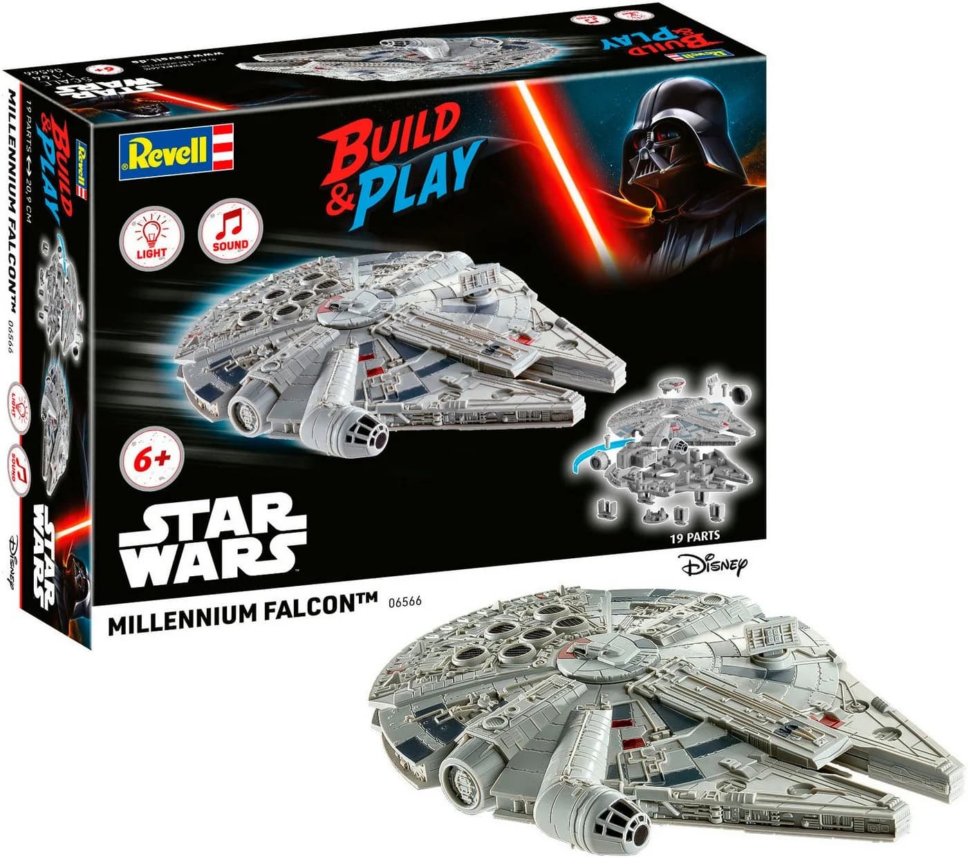 Revell® Modellbausatz Build&Play Star Wars Millennium Falcon Licht & Sound - Bild 2