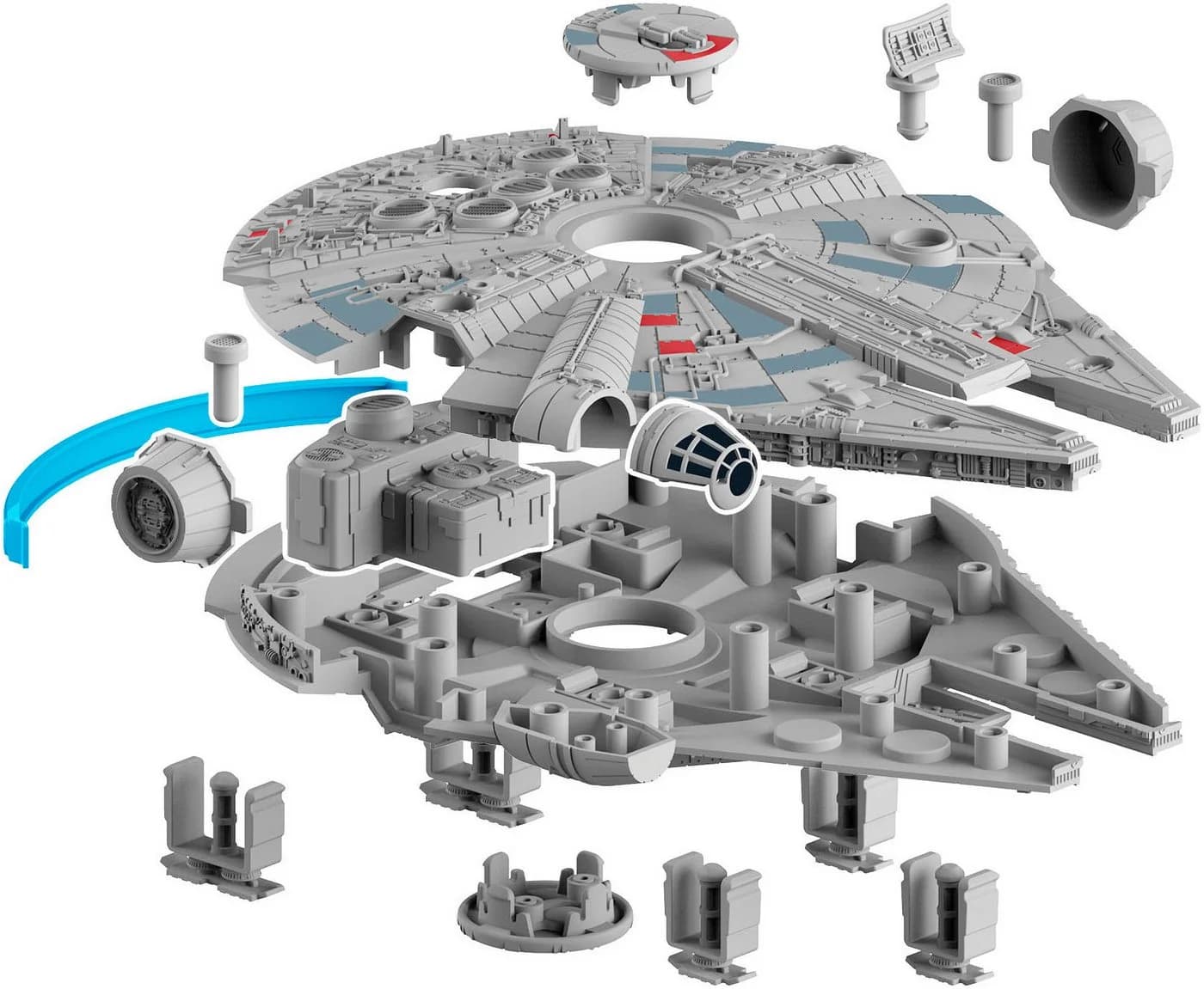 Revell® Modellbausatz Build&Play Star Wars Millennium Falcon Licht & Sound - Bild 5