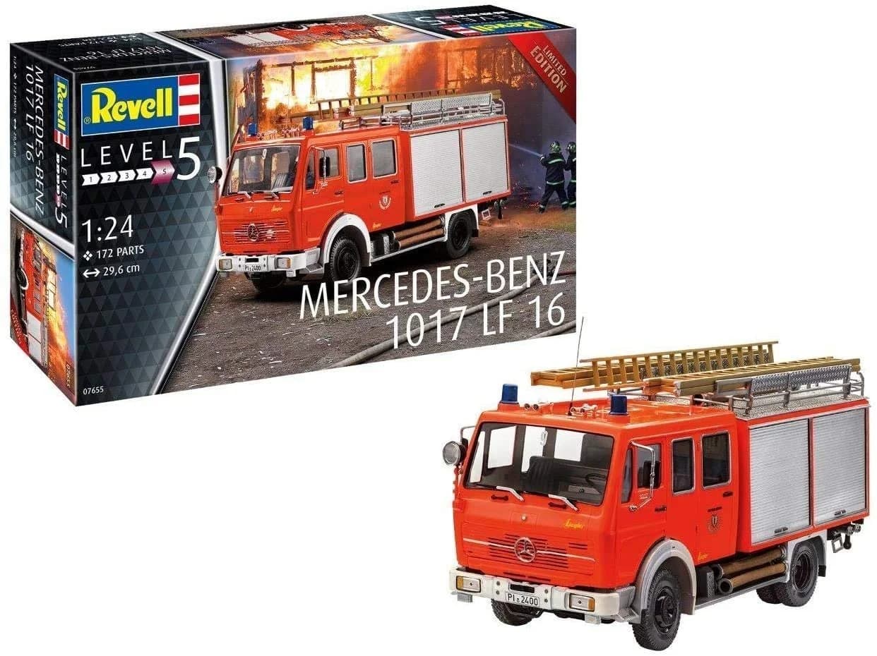 Revell® Feuerwehr-Modellbausatz 07655 mit Vorderachsenlenkung - Bild 2