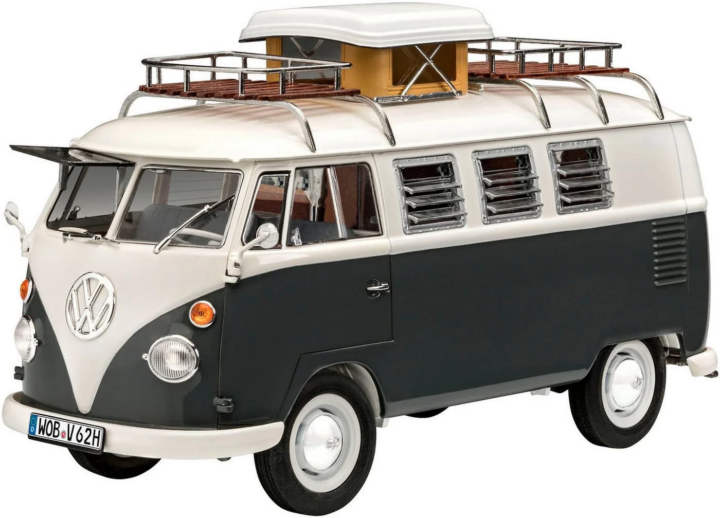 Revell Modellbausatz VW T1 Camper Made in Europe Bunt