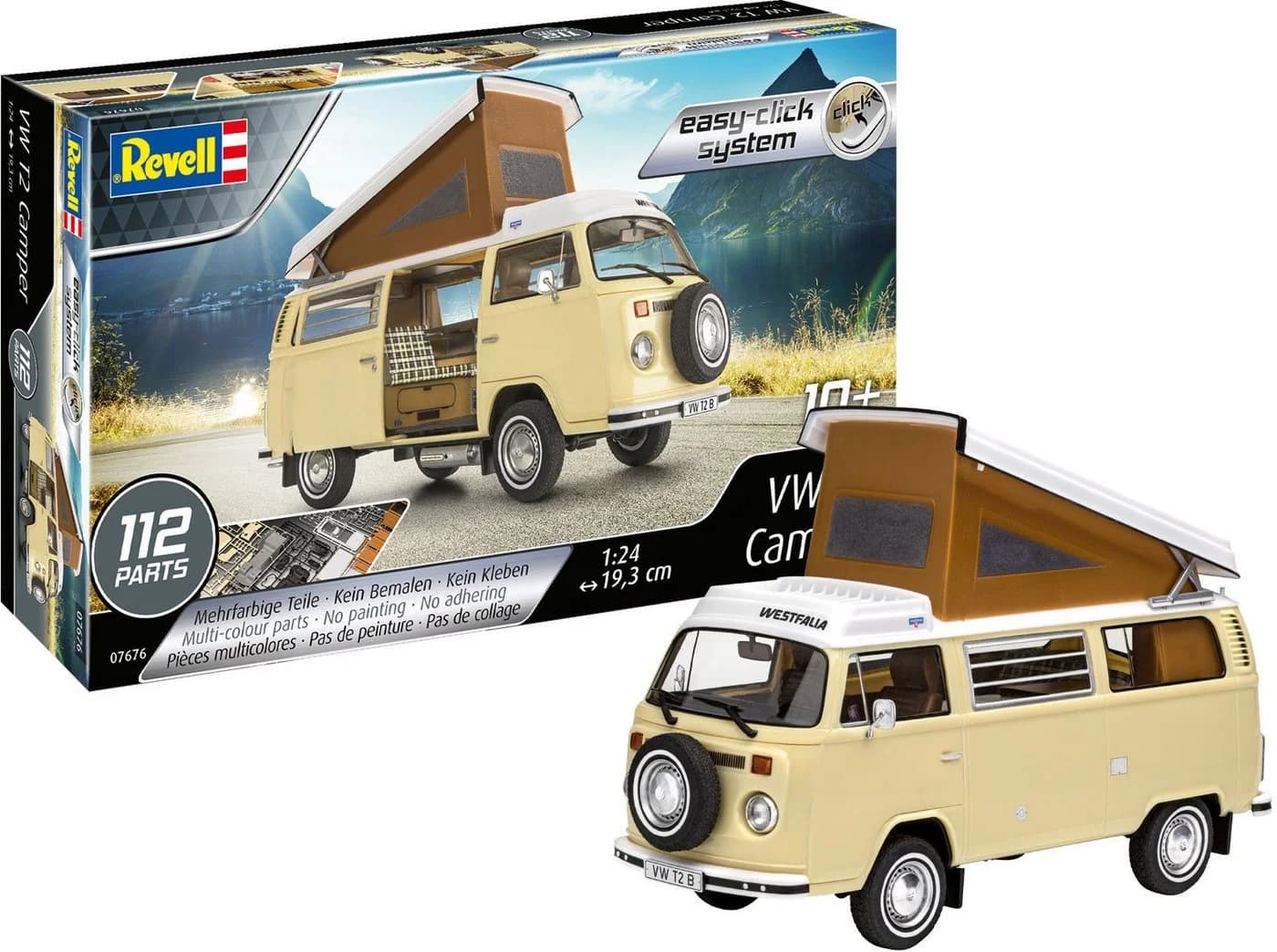 Revell® Modellbausatz VW T2 Camper Maßstab 1:24 Bunt - Bild 2