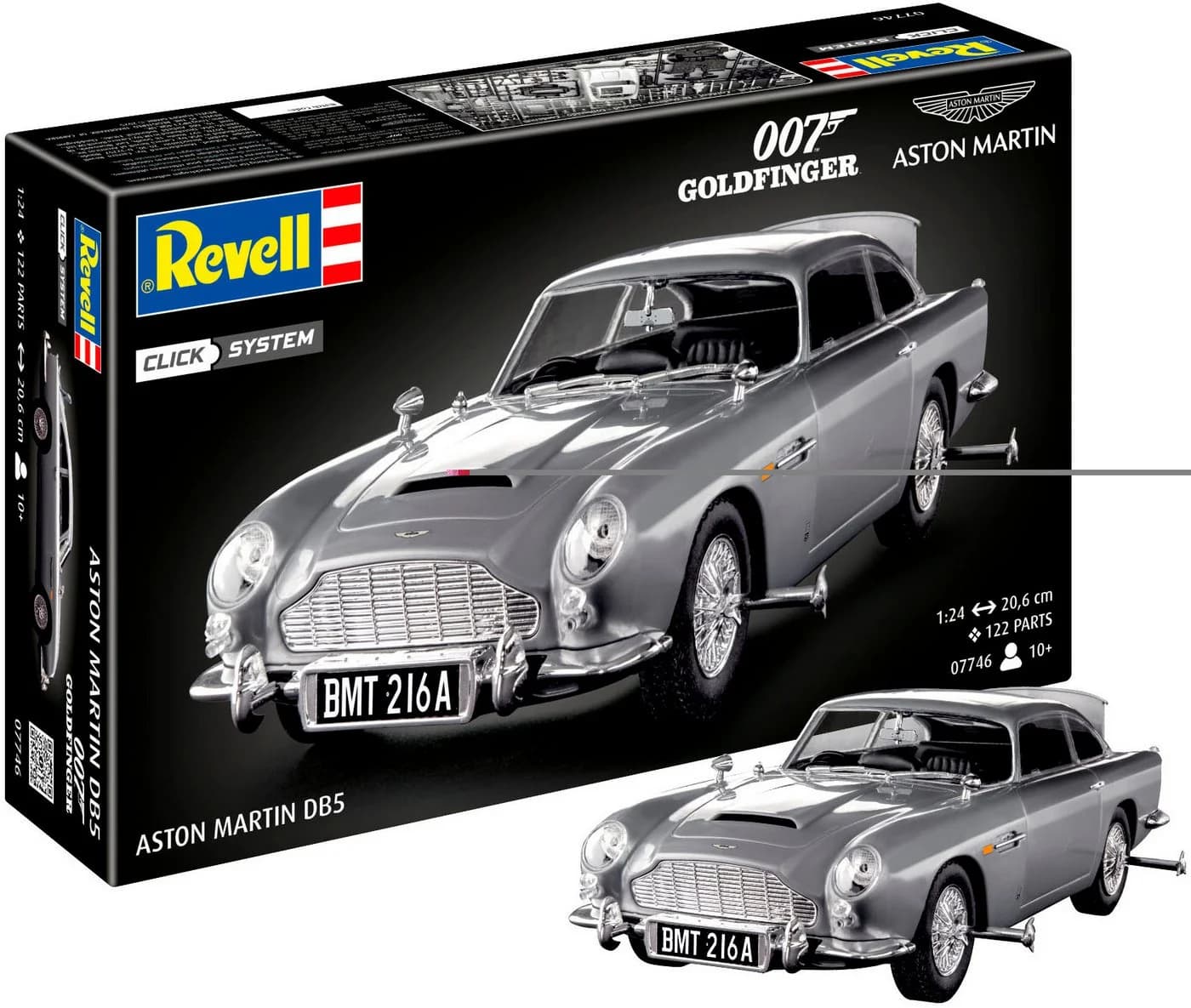 Revell® Modellbausatz Click System James Bond 007 Aston Martin DB5 1:24 - Bild 2