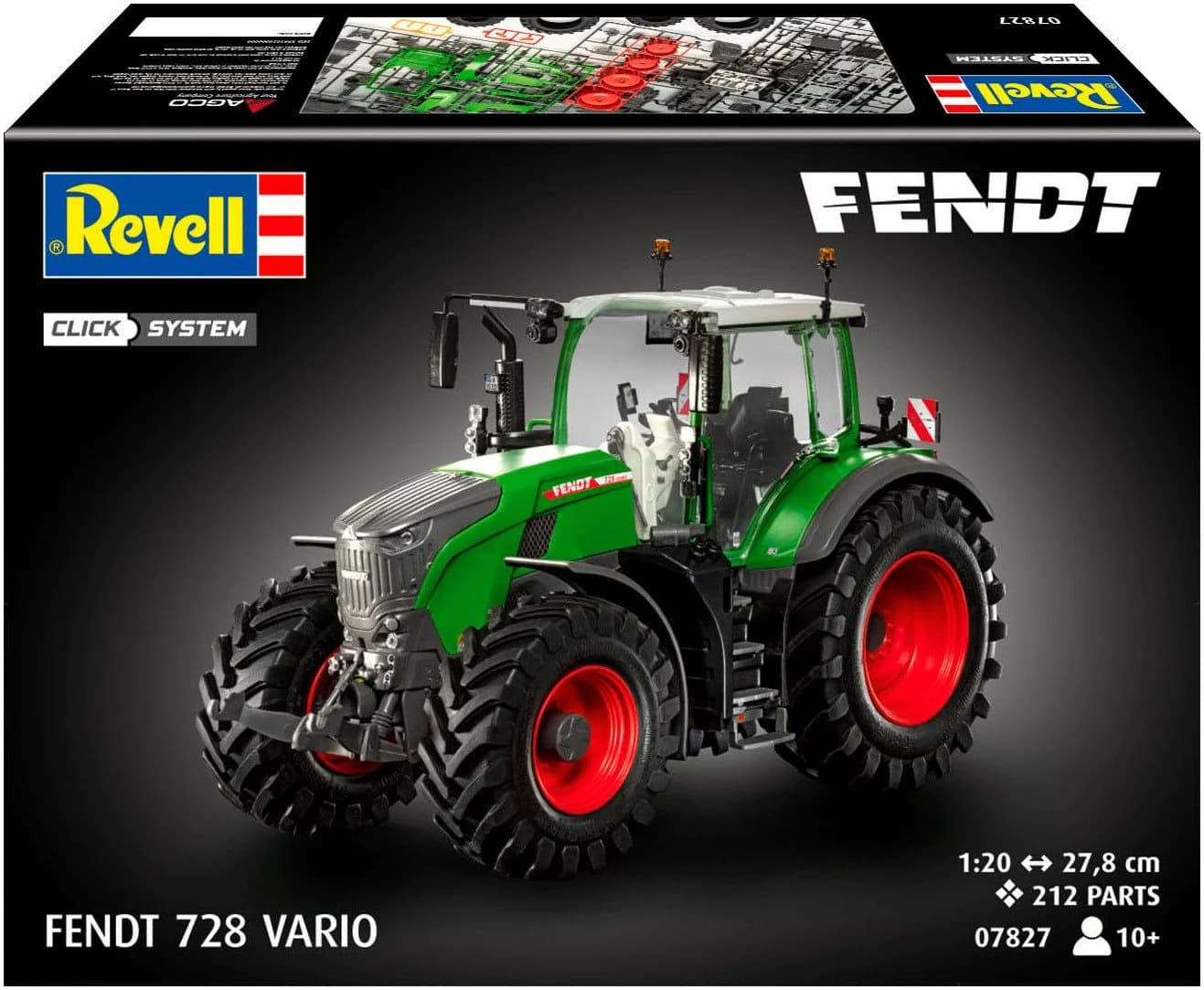 Revell® Modellbausatz Click System Fendt 728 Vario Traktor 1:20 - Bild 3