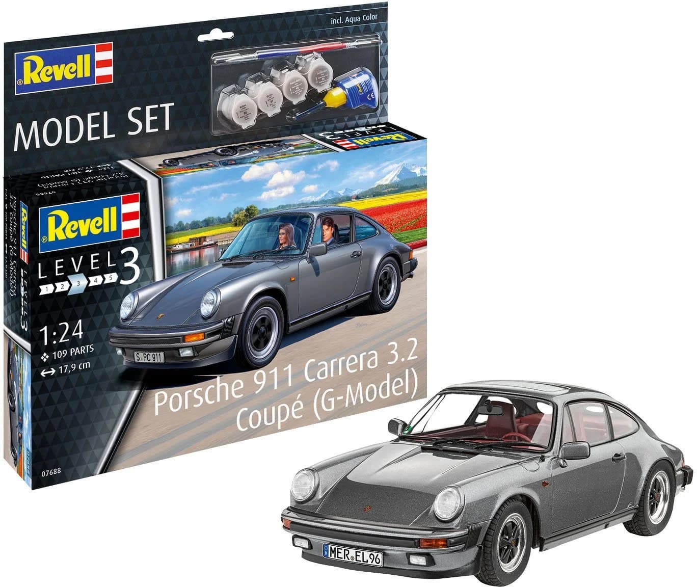 Revell® Modellbausatz Porsche 911 Carrera Coupé 1:24 Bunt - Bild 2