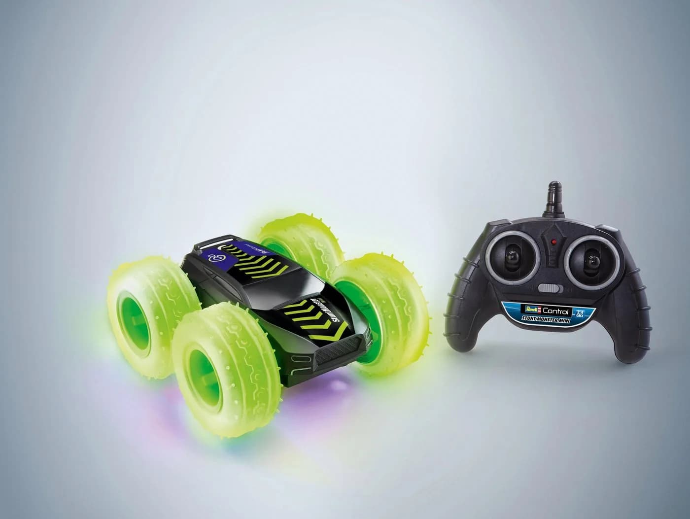 Revell® RC-Auto Stunt Monster Mini mit LED-Beleuchtung Grün/Schwarz - Bild 4