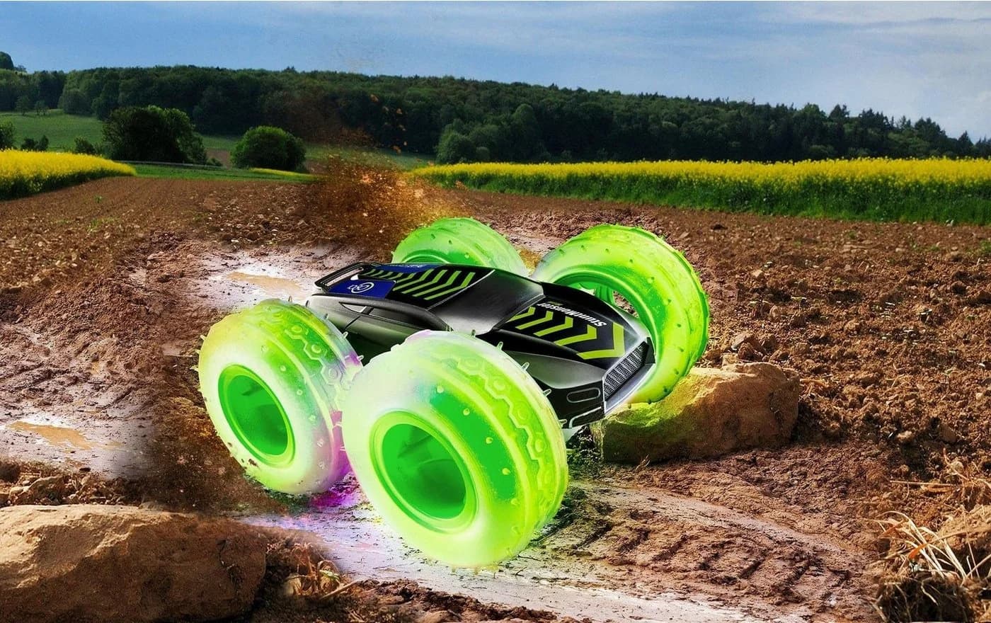 Revell® RC-Auto Stunt Monster Mini mit LED-Beleuchtung Grün/Schwarz - Bild 5