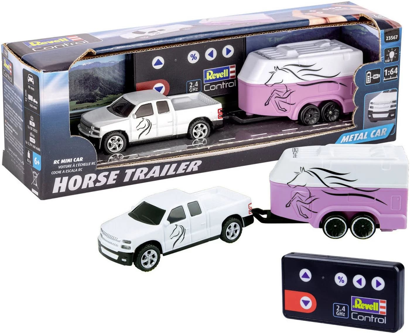Revell® RC-Auto Mini RC Car mit Pferdetransporter, 2,4 GHz - Bild 2