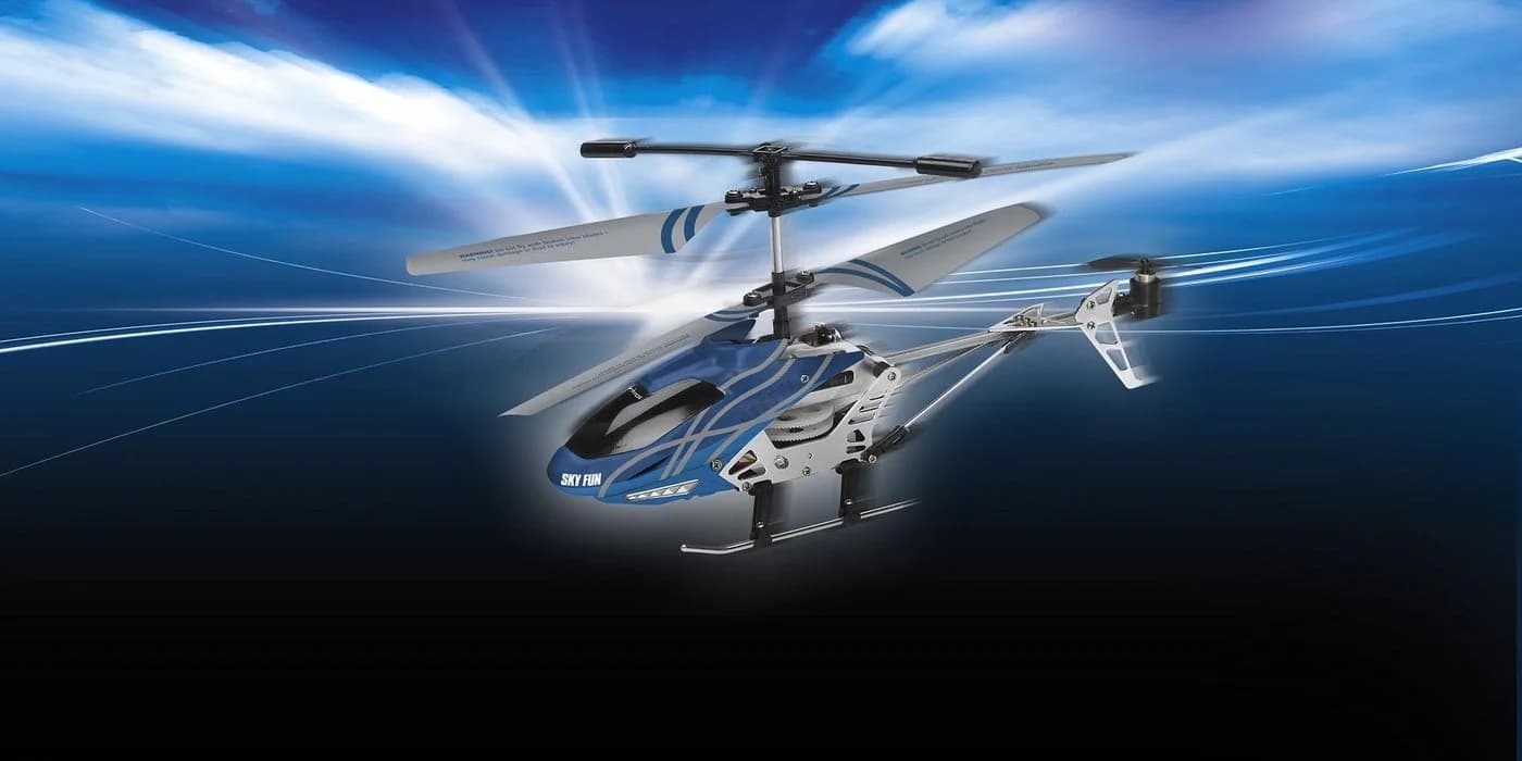 Revell® RC-Helikopter Sky Fun 2,4 GHz mit LED-Beleuchtung blau