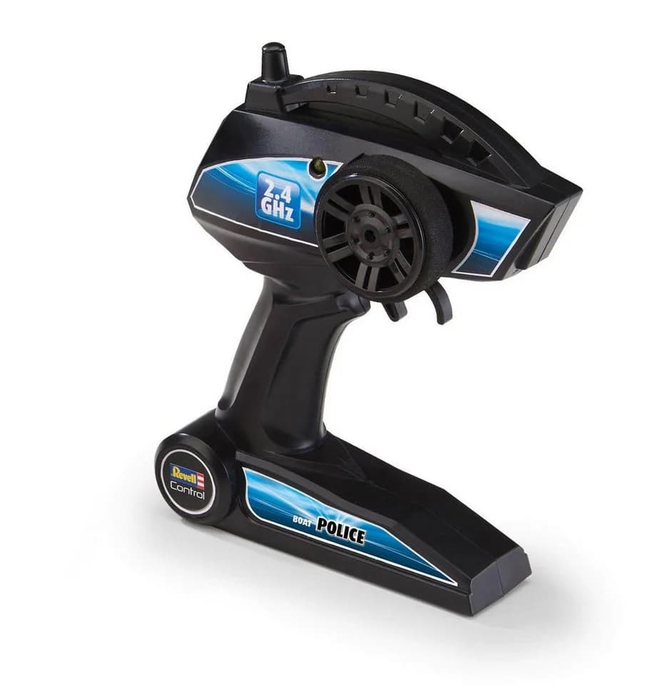 Revell® RC-Boot Police 2,4 GHz Blau mit Li-Ion Akku