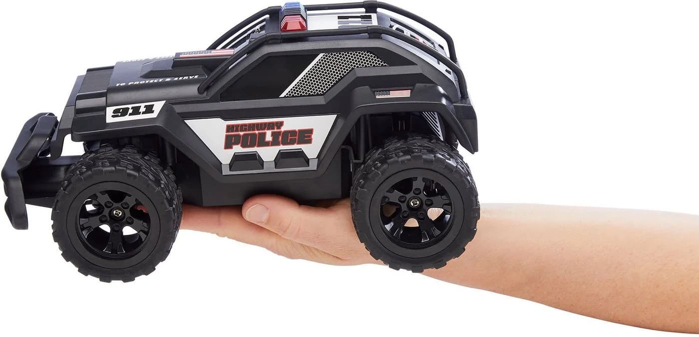 Revell RC-Auto Highway Police Rot/Schwarz mit LED Blaulichtbalken - Bild 4
