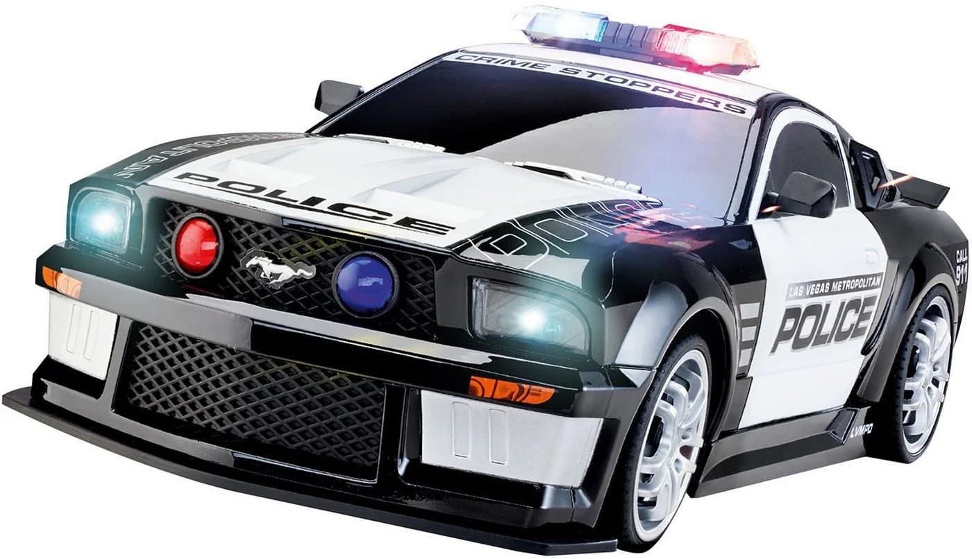 Revell RC-Auto Ford Mustang Police Schwarz 1:12 Maßstab - Bild 4